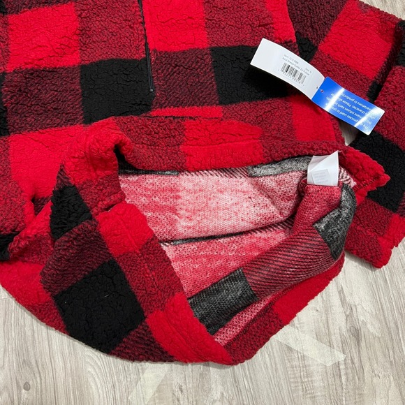 Boxercraft Unisex Sherpa Quarter-Zip Pullover 100% Super Soft Size S - Picture 10 of 13